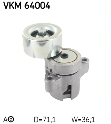 Tensioner Pulley, V-ribbed belt (VKM 64004)