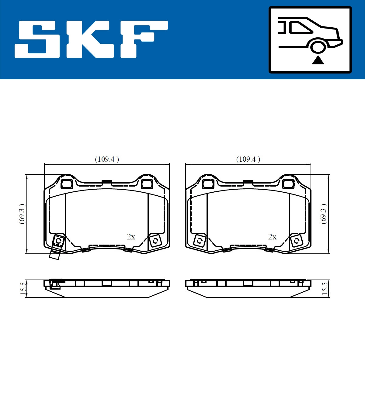 Brake Pad Set, disc brake