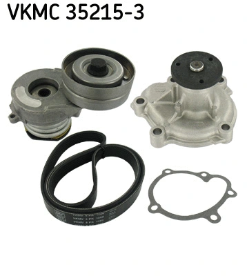 Water Pump + V-Ribbed Belt Kit (VKMC 35215-3)