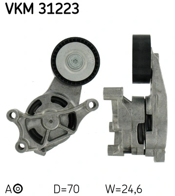 Tensioner Pulley, V-ribbed belt (VKM 31223)