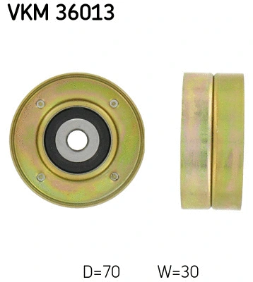 Deflection/Guide Pulley, V-ribbed belt (VKM 36013)