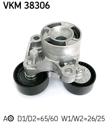 Tensioner Pulley, V-ribbed belt