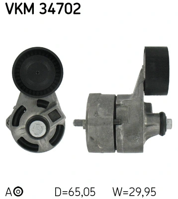 Tensioner Pulley, V-ribbed belt (VKM 34702)