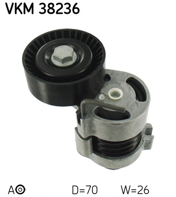Tensioner Pulley, V-ribbed belt (VKM 38236)