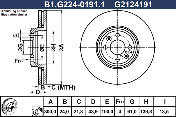Brake Disc (B1.G224-0191.1)