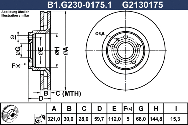 Brake Disc (B1.G230-0175.1)