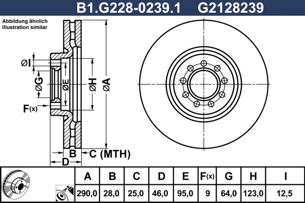 Brake Disc (B1.G228-0239.1)