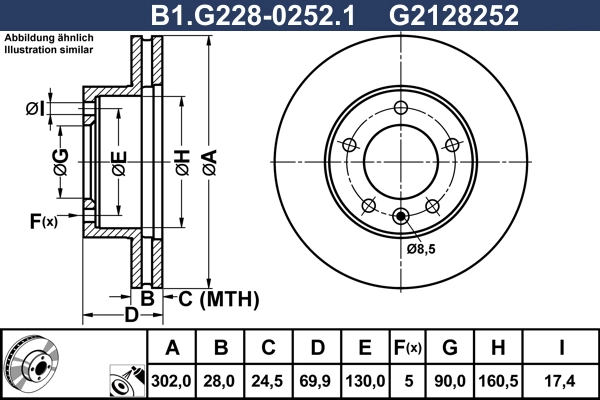 Brake Disc (B1.G228-0252.1)