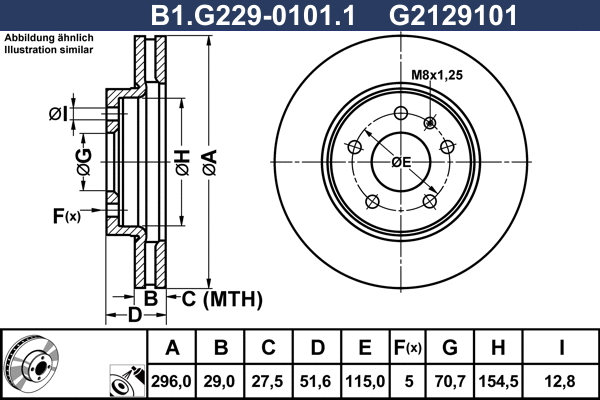 Brake Disc (B1.G229-0101.1)