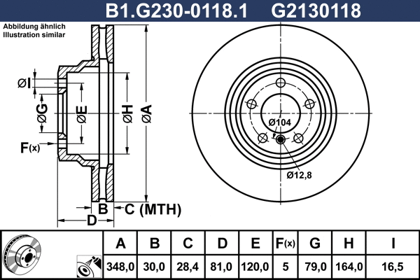 Brake Disc (B1.G230-0118.1)