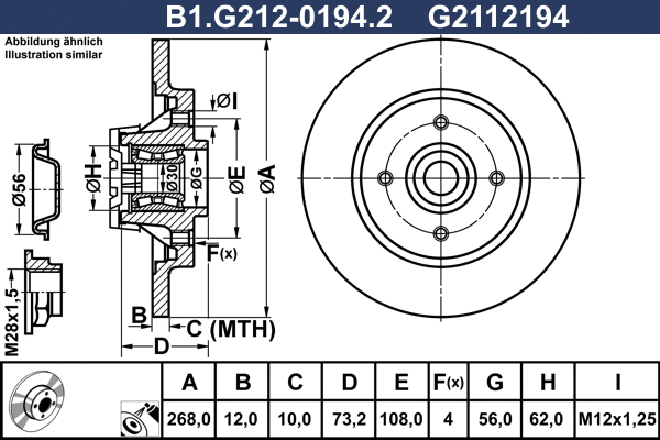 Brake Disc (B1.G212-0194.2)