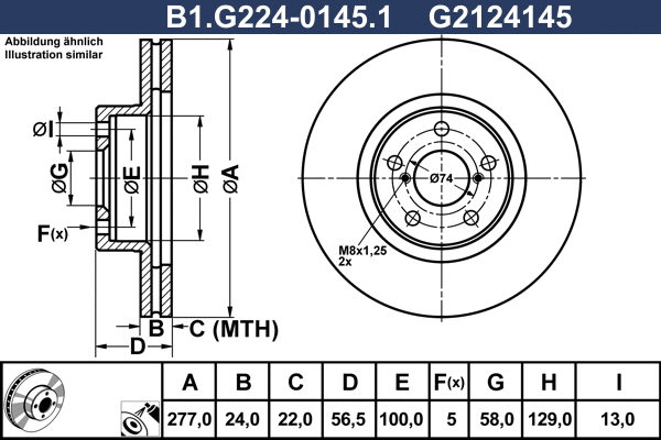 Brake Disc (B1.G224-0145.1)