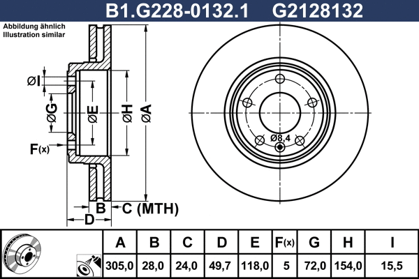 Brake Disc (B1.G228-0132.1)