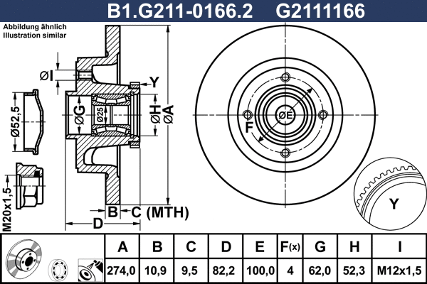 Brake Disc (B1.G211-0166.2)