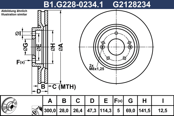 Brake Disc (B1.G228-0234.1)