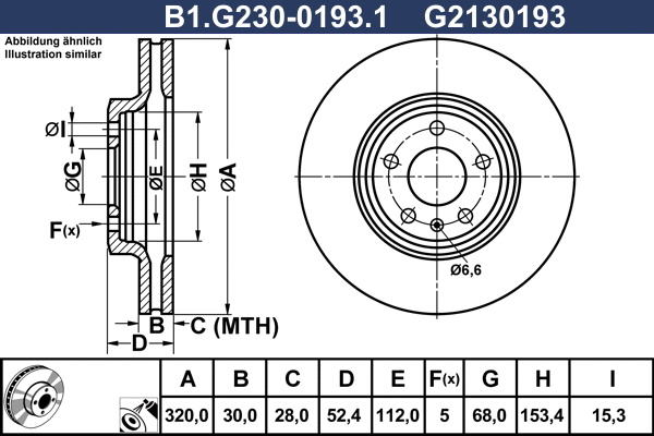 Brake Disc (B1.G230-0193.1)