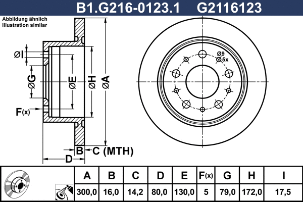Brake Disc (B1.G216-0123.1)