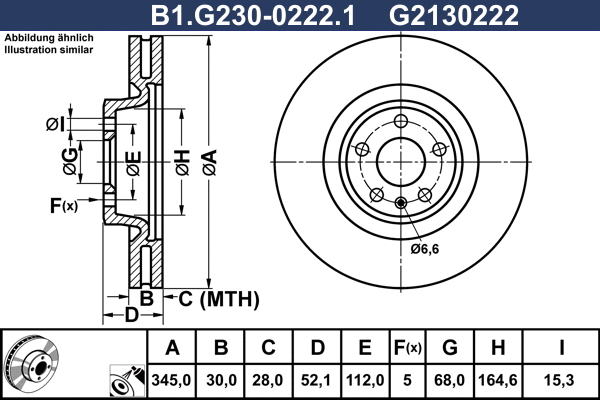 Brake Disc (B1.G230-0222.1)