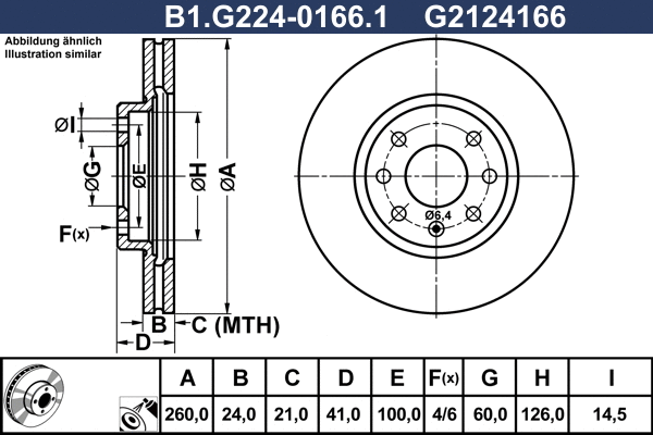 Brake Disc (B1.G224-0166.1)