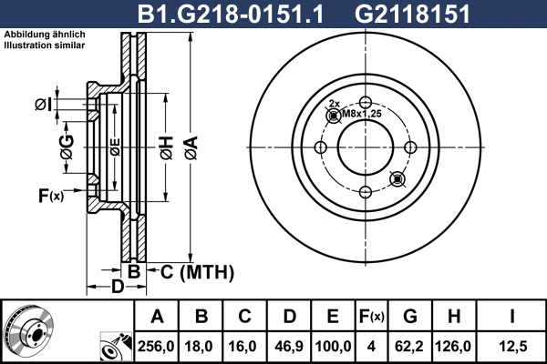 Brake Disc (B1.G218-0151.1)