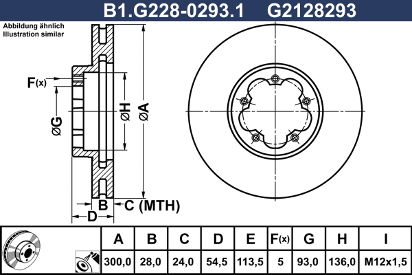Brake Disc (B1.G228-0293.1)
