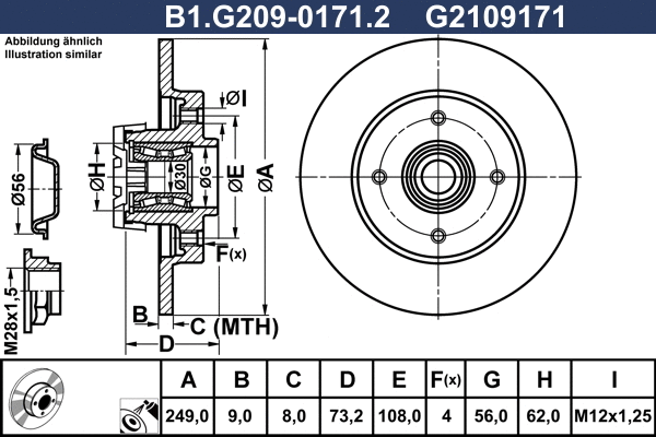 Brake Disc (B1.G209-0171.2)