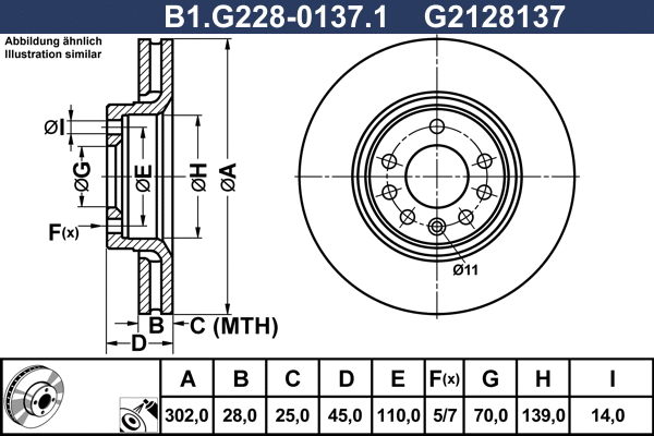 Brake Disc (B1.G228-0137.1)