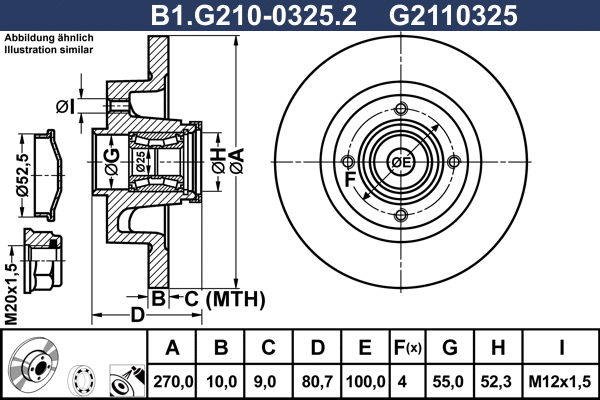 Brake Disc (B1.G210-0325.2)