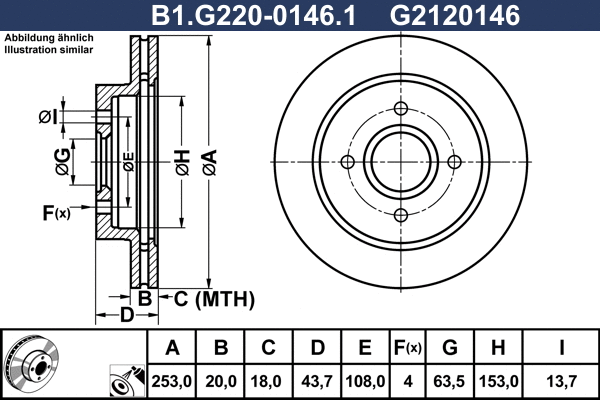 Brake Disc (B1.G220-0146.1)