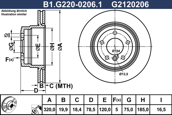 Brake Disc (B1.G220-0206.1)