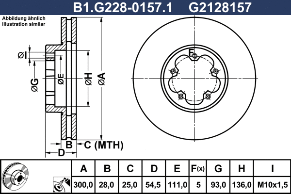 Brake Disc (B1.G228-0157.1)