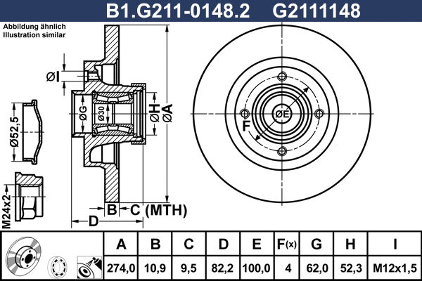Brake Disc (B1.G211-0148.2)