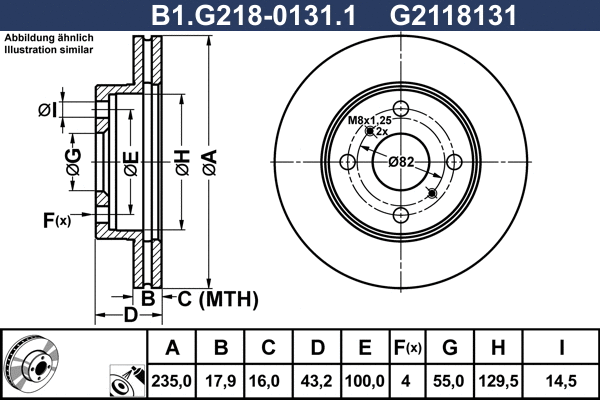 Brake Disc (B1.G218-0131.1)