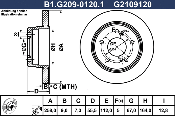 Brake Disc (B1.G209-0120.1)