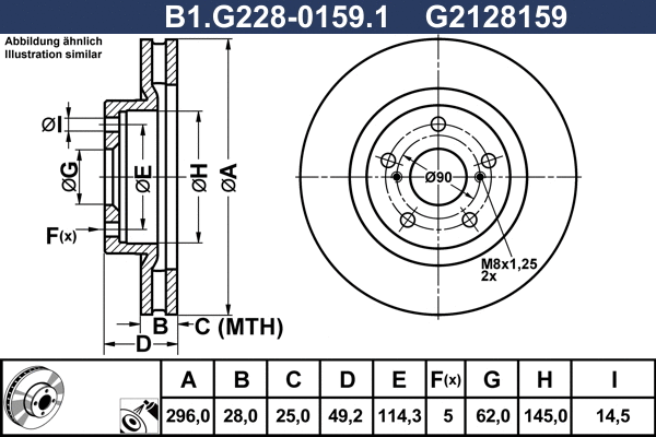 Brake Disc (B1.G228-0159.1)