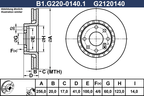 Brake Disc (B1.G220-0140.1)