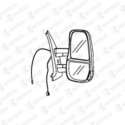 Exterior Mirror, driver cab (D06/500)
