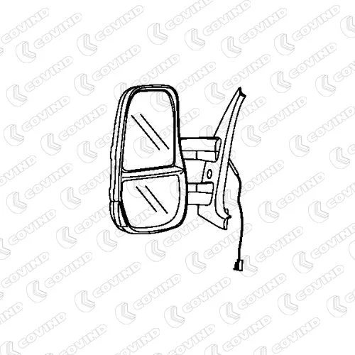 Exterior Mirror, driver cab (D06/501)