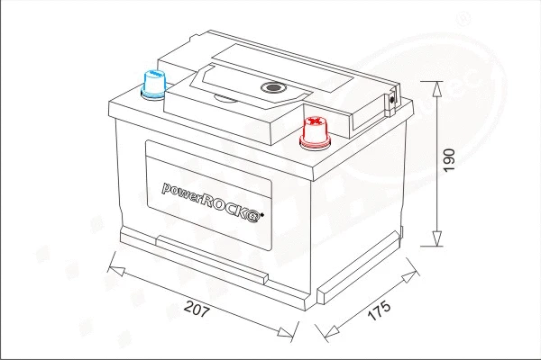 Starter Battery (BAT050RHN)