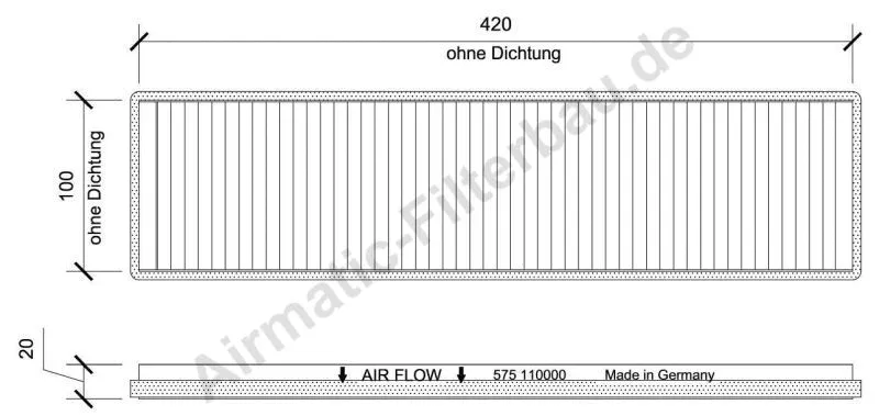 Filter, cabin air (IF0575)