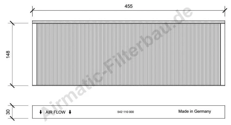 Filter, cabin air (IF1542B)