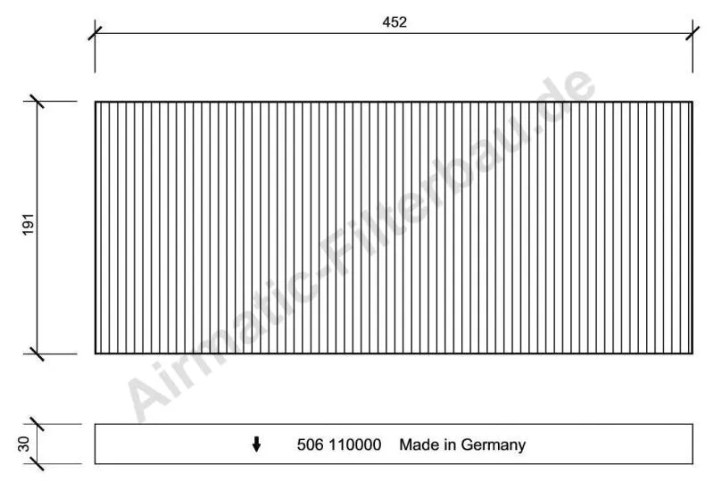 Filter, cabin air (IF0506)