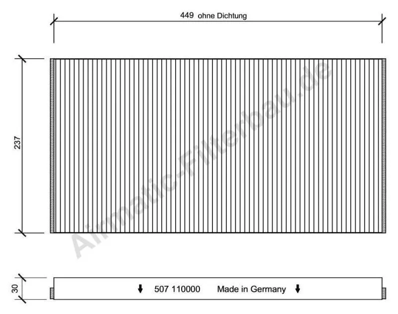 Filter, cabin air (IF0507)