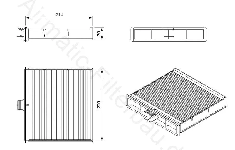 Filter, cabin air (IF1116B)