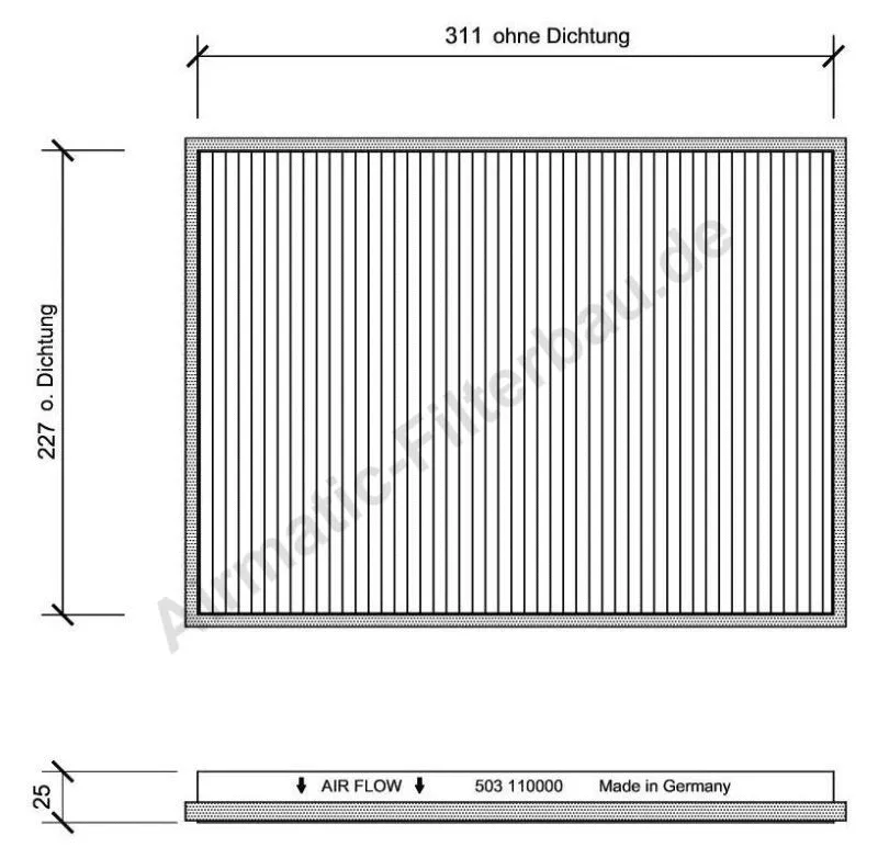 Filter, cabin air (IF0503)