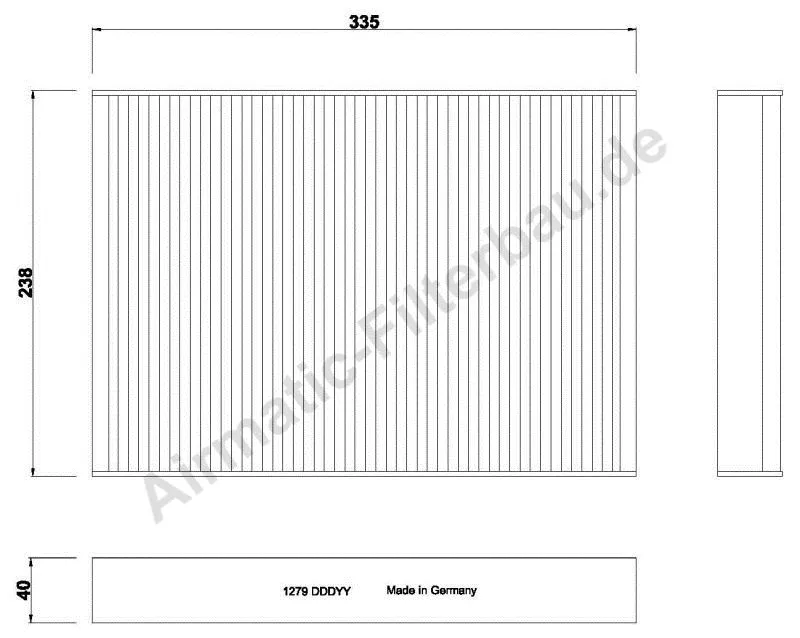 Filter, cabin air (IF1279B)