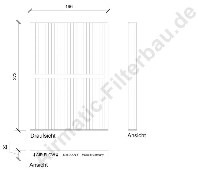 Filter, cabin air (IF0590)
