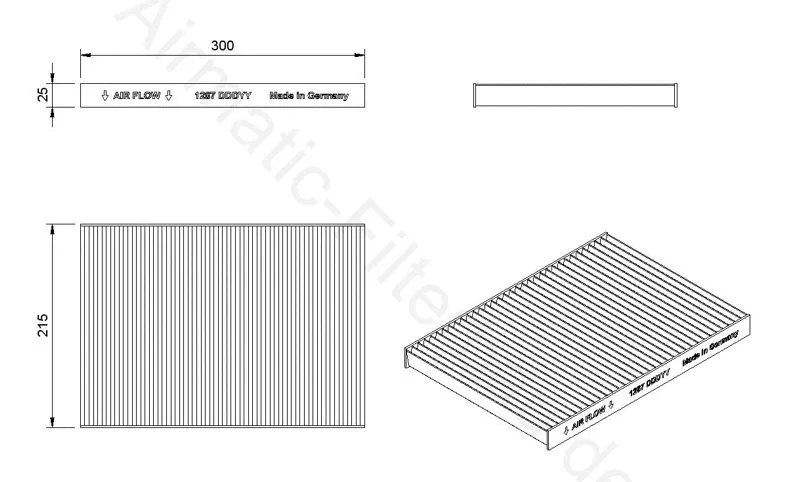 Filter, cabin air (IF1287)