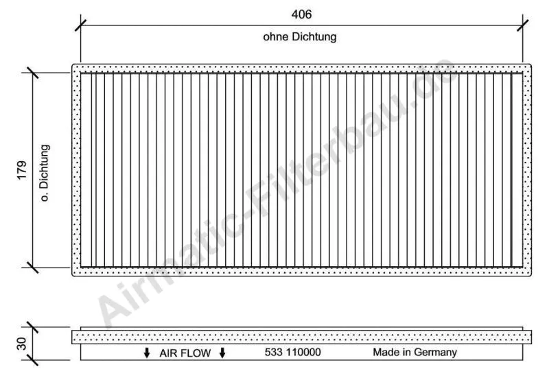 Filter, cabin air (IF0533)