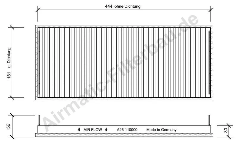 Filter, cabin air (IF0526)